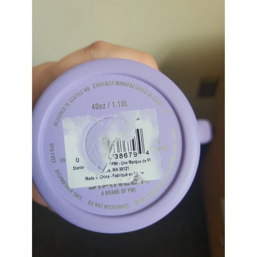 Stanley Purple Stainless Steel Tumbler 40oz w/ Straw - Picture 8 of 9